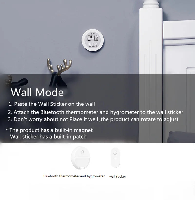 Aqara Mijia Qingping Temperature Humidity Sensor Smart Air Pressure Environment Control Zigbee Smart Home For Xiaomi APP Mi home
