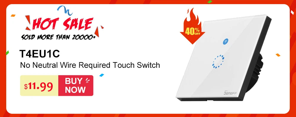 Itead SONOFF 4CH R3/ 4CH PRO R3 Wifi Switch Module 4 Gang Wi-Fi DIY Smart Switch APP Voice Control Smart Home Works With Alexa