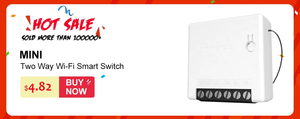 Itead SONOFF 4CH R3/ 4CH PRO R3 Wifi Switch Module 4 Gang Wi-Fi DIY Smart Switch APP Voice Control Smart Home Works With Alexa