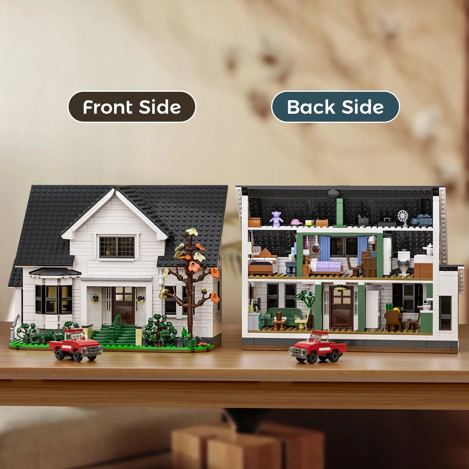 Bella House Building Block Set Romance Film Architecture Toys Gift for Adult 18+ Valentine Halloween Christmas (1224 Pcs)