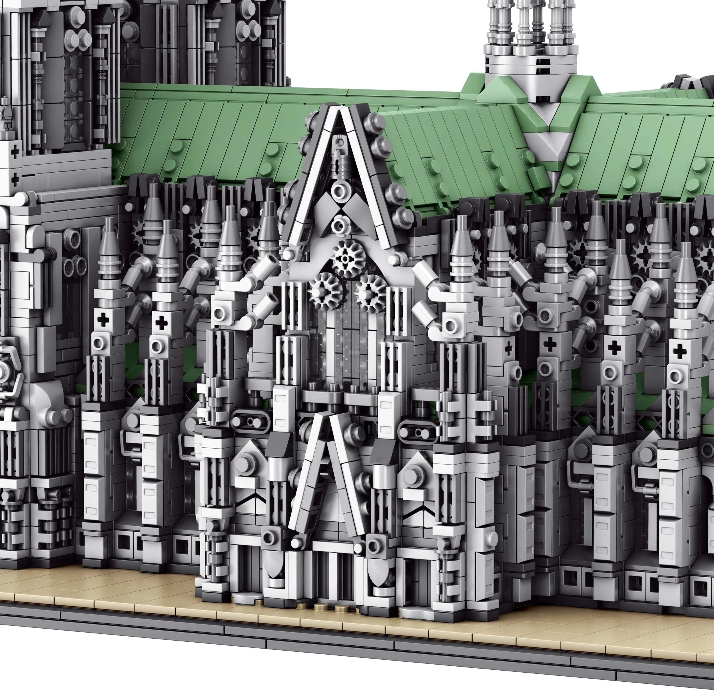 8614PCS Cologne Cathedral Building Blocks Gothic Church Architecture Modular Model Kit ,Assembly Toys for Adults Gift Home Decor