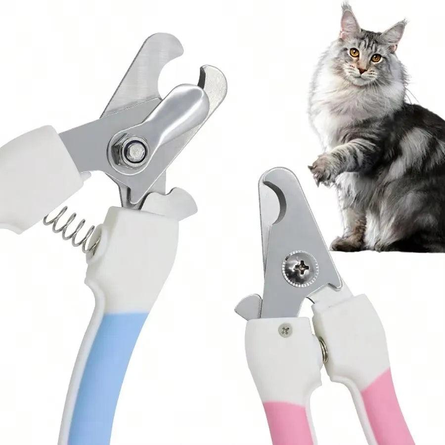 Pet Nail Clippers Set for Dogs And Cats - Pet Nail Trimmers And Scissors - Pet Living Essentials Kit