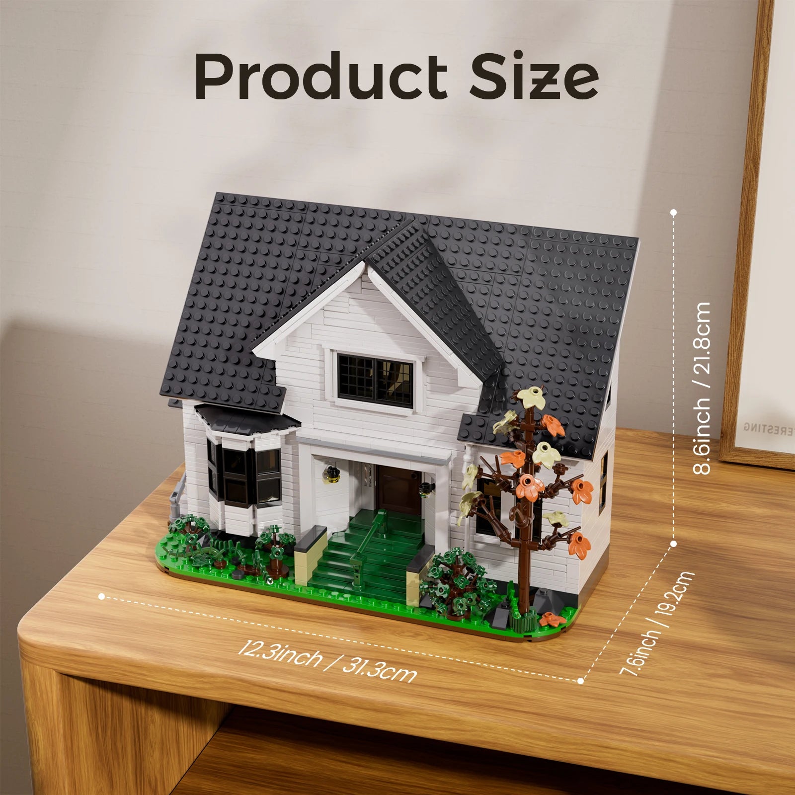 Bella House Building Block Set Romance Film Architecture Toys Gift for Adult 18+ Valentine Halloween Christmas (1224 Pcs)