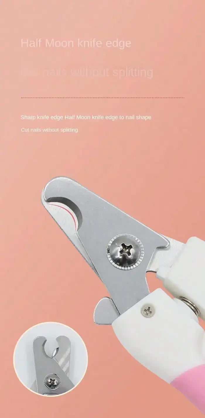 Pet Nail Clippers Set for Dogs And Cats - Pet Nail Trimmers And Scissors - Pet Living Essentials Kit