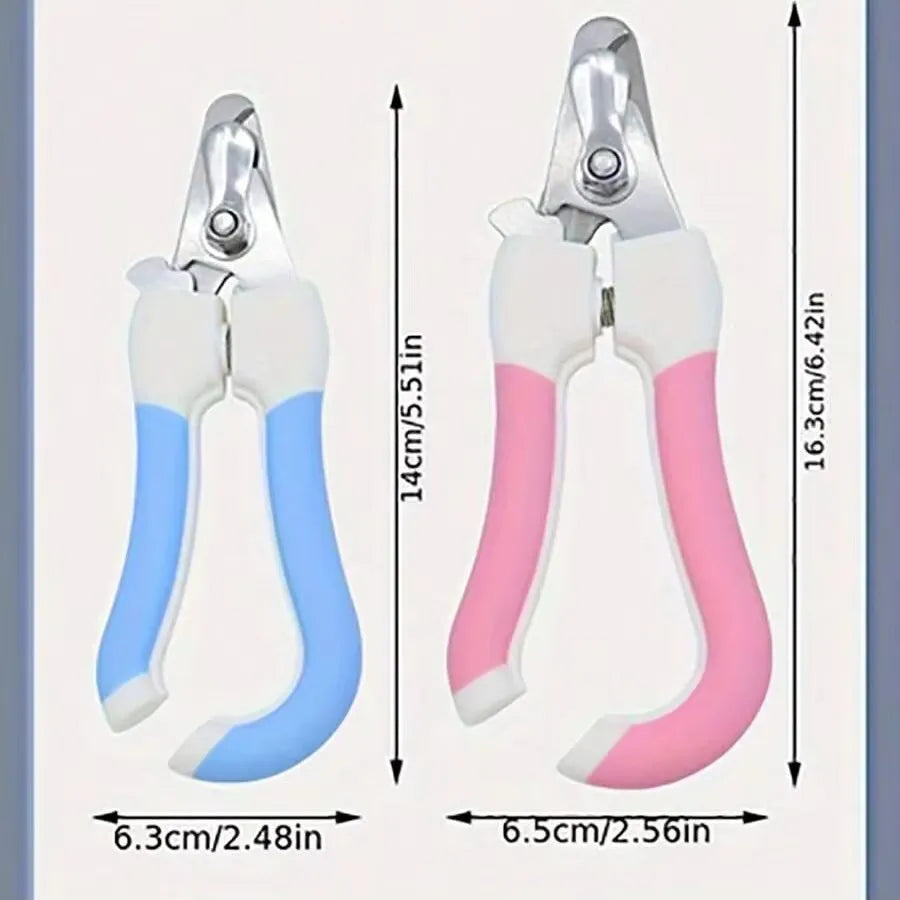 Pet Nail Clippers Set for Dogs And Cats - Pet Nail Trimmers And Scissors - Pet Living Essentials Kit