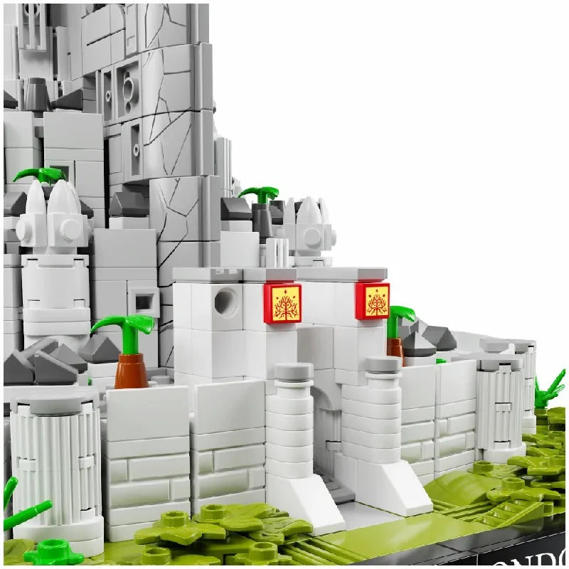2211PCS Movie Rings Minas White City Tirith Building Blocks Street View Castle Modular Architecture Model  Puzzle Toys Kid Gifts