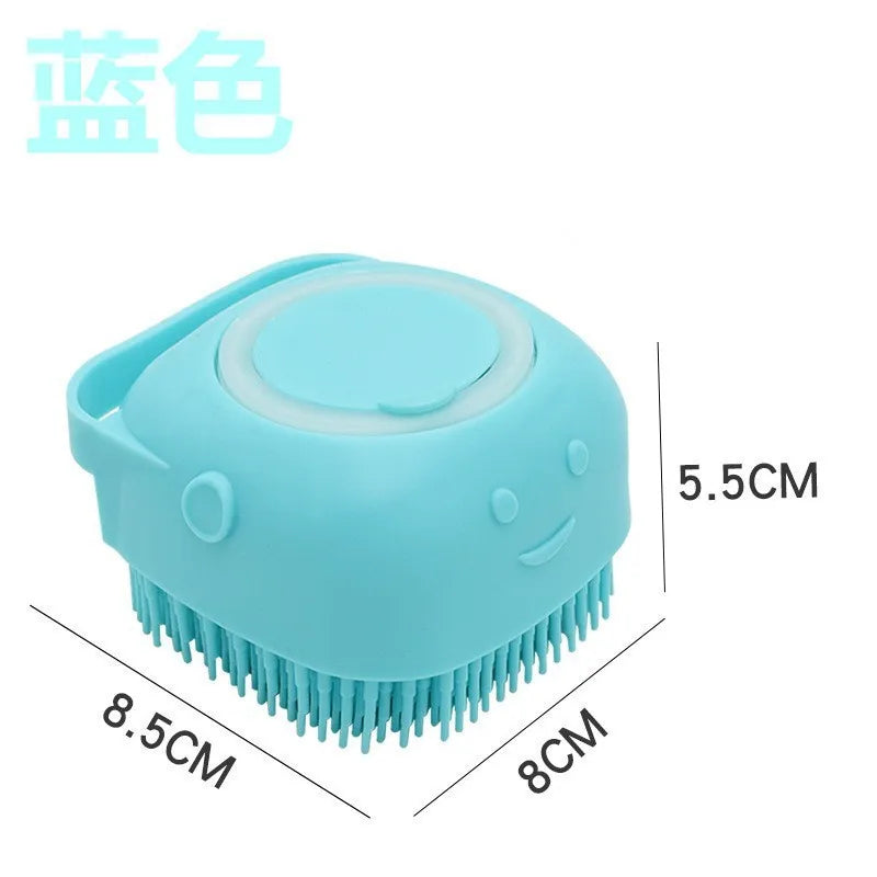 Pet Bath Brush Dog Massage Glove Cat Grooming Brush Essential Pet Supplies Bath Tool for Cats And Dogs