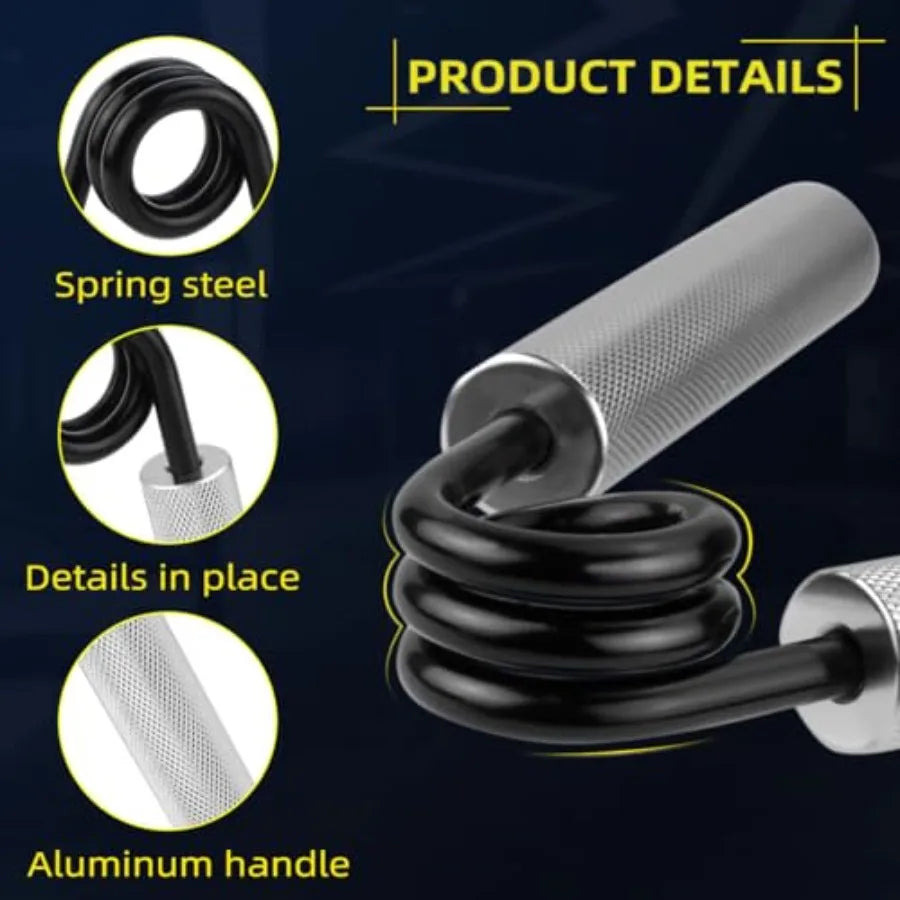 No Slip Heavy-Duty Metal Grip Strength Trainer Grip for Muscle Building Hand Rehabilitation Home Gym Exerciser Training