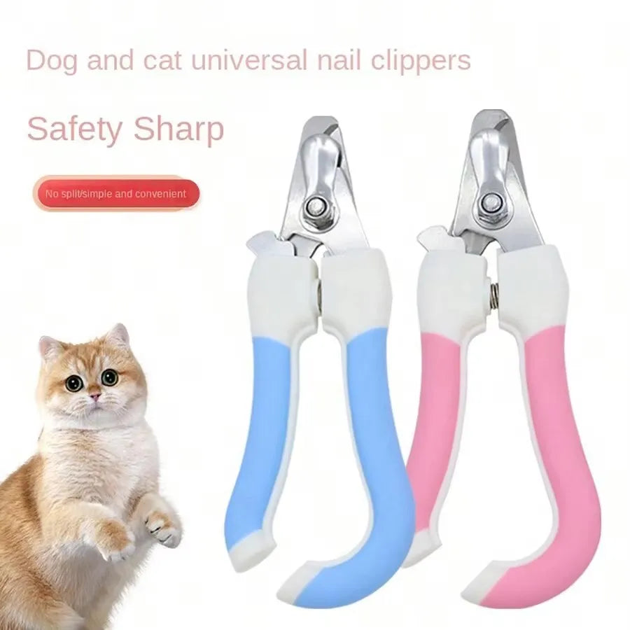 Pet Nail Clippers Set for Dogs And Cats - Pet Nail Trimmers And Scissors - Pet Living Essentials Kit