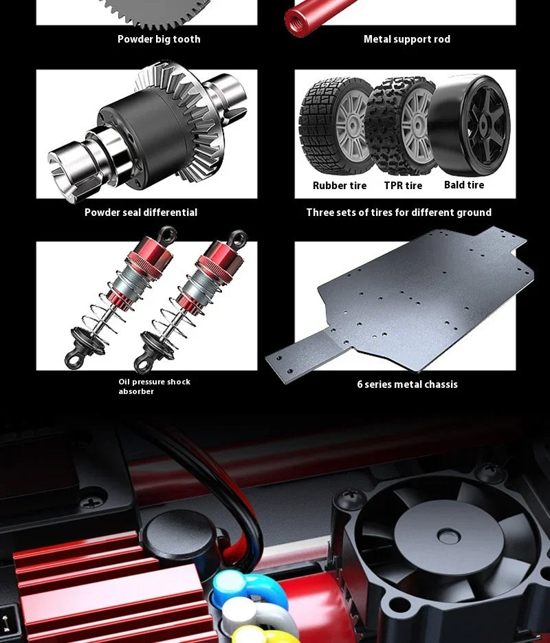1/14 MJX 14303 Rc Drift Car 2.4G High Speed Drift Rally Truck Hyper Go Brushless 4WD Off-Road RC Cars for Adults for Kids Toys
