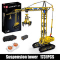 Mould King 17059 Technical Car Toys The RC Crawler Crane Building Block Engineering Truck Brick Model Set Kids Christmas Gift
