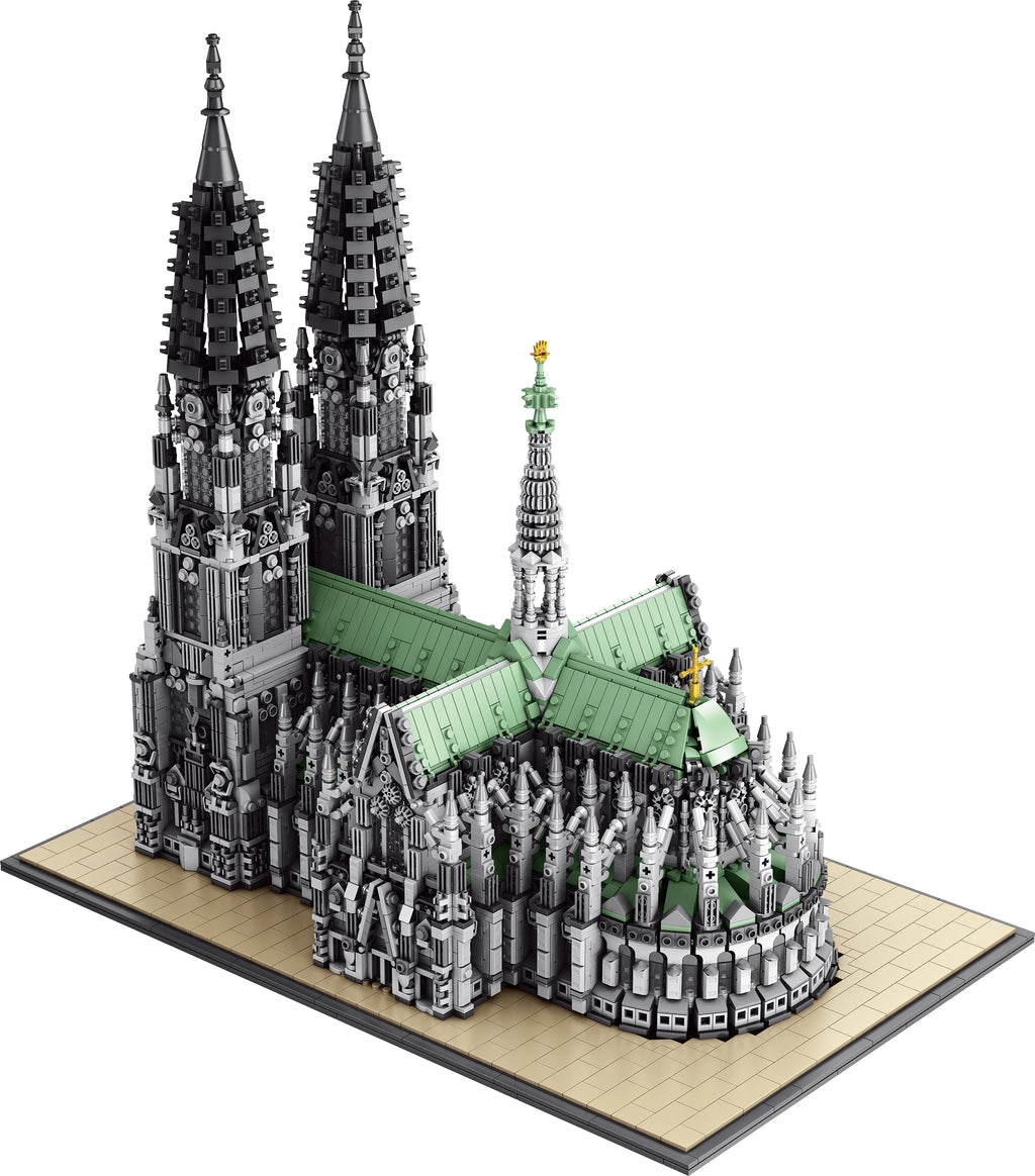 8614PCS Cologne Cathedral Building Blocks Gothic Church Architecture Modular Model Kit ,Assembly Toys for Adults Gift Home Decor