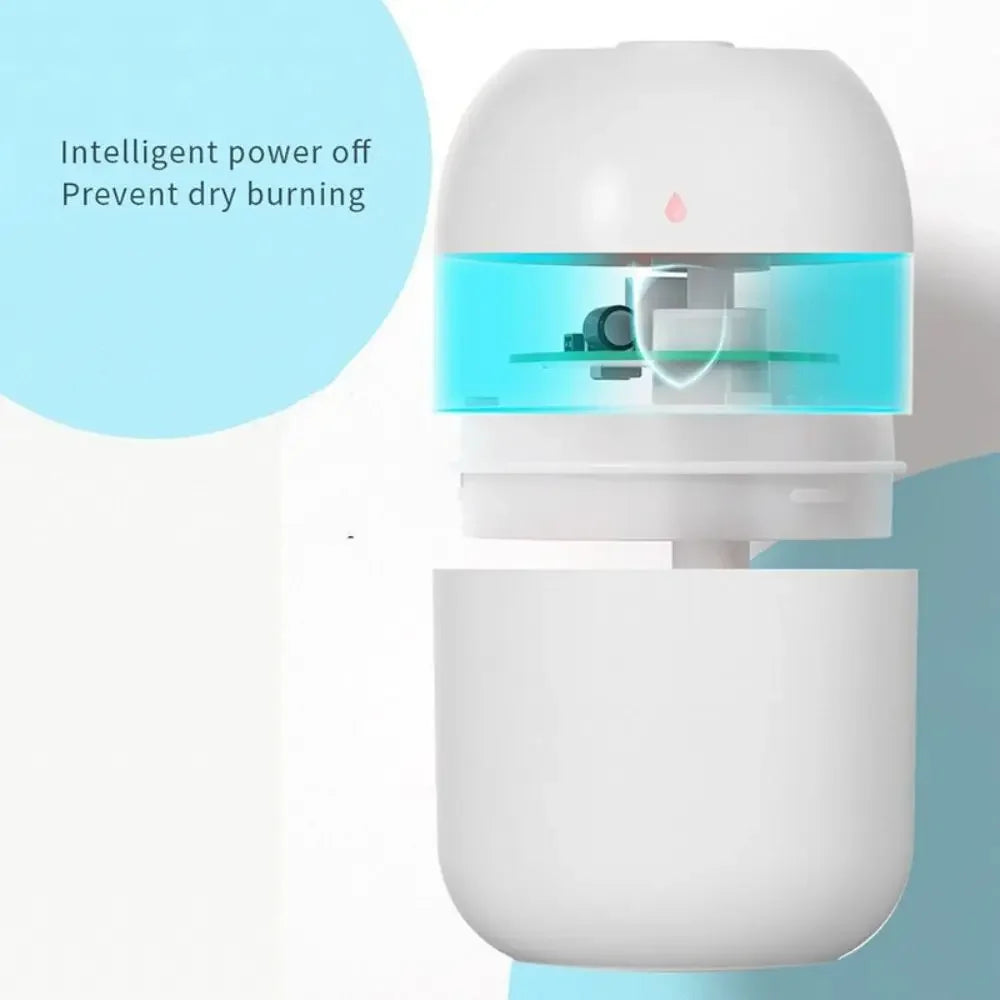 220ML Usb Water Refill Spray Humidifier With Color Lights Super Fog Small Air Humidifier Home Bedroom Office Car Mute Humidifier