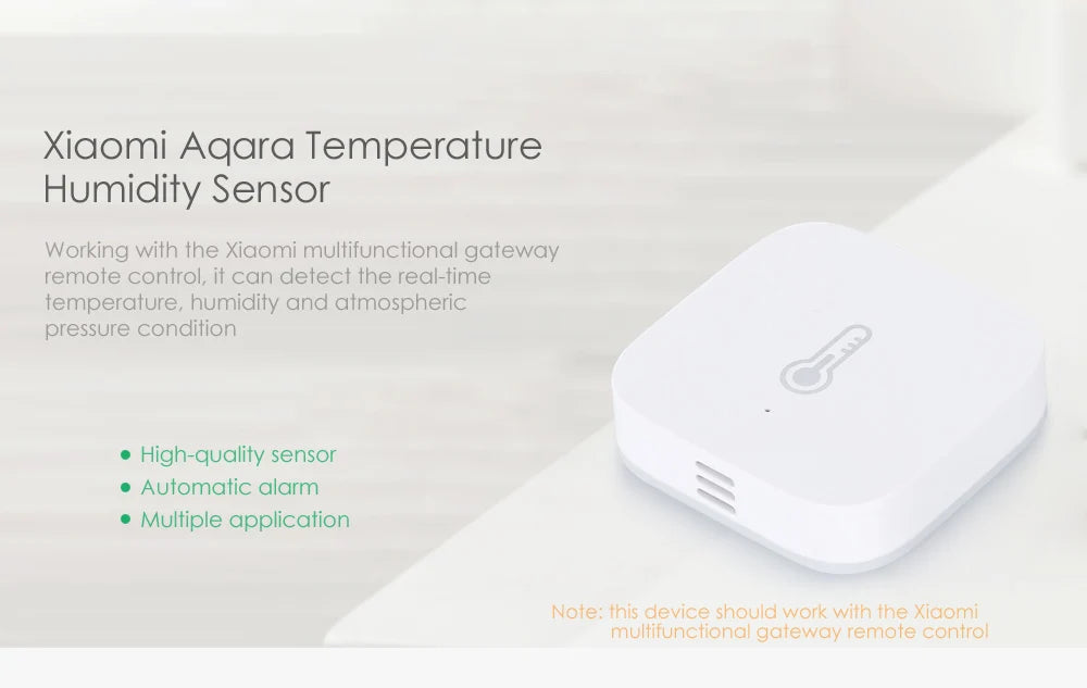 Aqara Mijia Qingping Temperature Humidity Sensor Smart Air Pressure Environment Control Zigbee Smart Home For Xiaomi APP Mi home