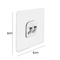Seamless Adhesive Hooks Transparent Home Acrylic Strong Self Adhesive Hooks Bathroom Kitchen Claw Buckle Hanger Wall 2030
