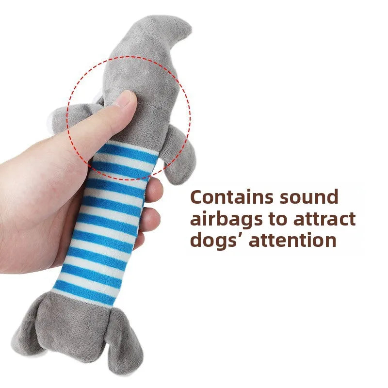 New Pet Plush Vocal Dog Toys Four-legged Pig Duck Elephant Long Animal Cat Supplies Wholesale