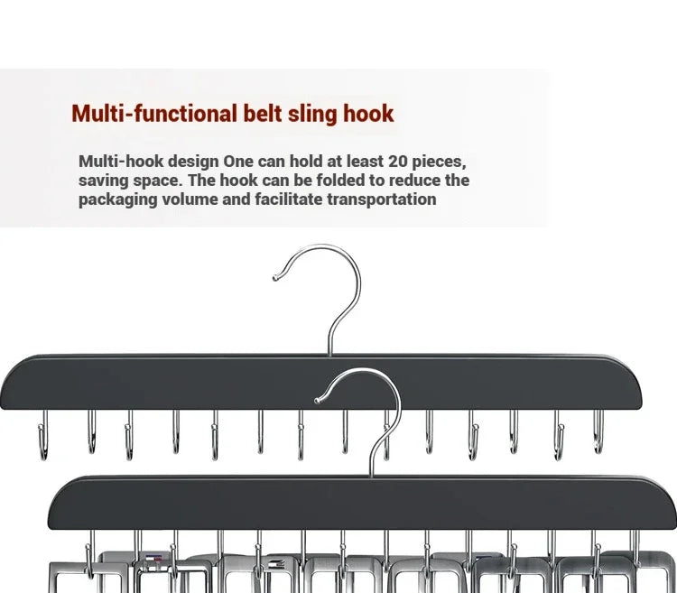 Wooden Belt Rack Women Storage Hangers for Clothes Case Home Wardrobe Accessories Supplly Scarf Organizer Men Tie Belt Hangers