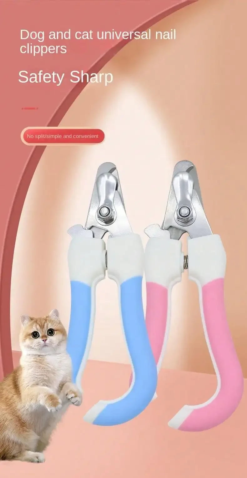 Pet Nail Clippers Set for Dogs And Cats - Pet Nail Trimmers And Scissors - Pet Living Essentials Kit