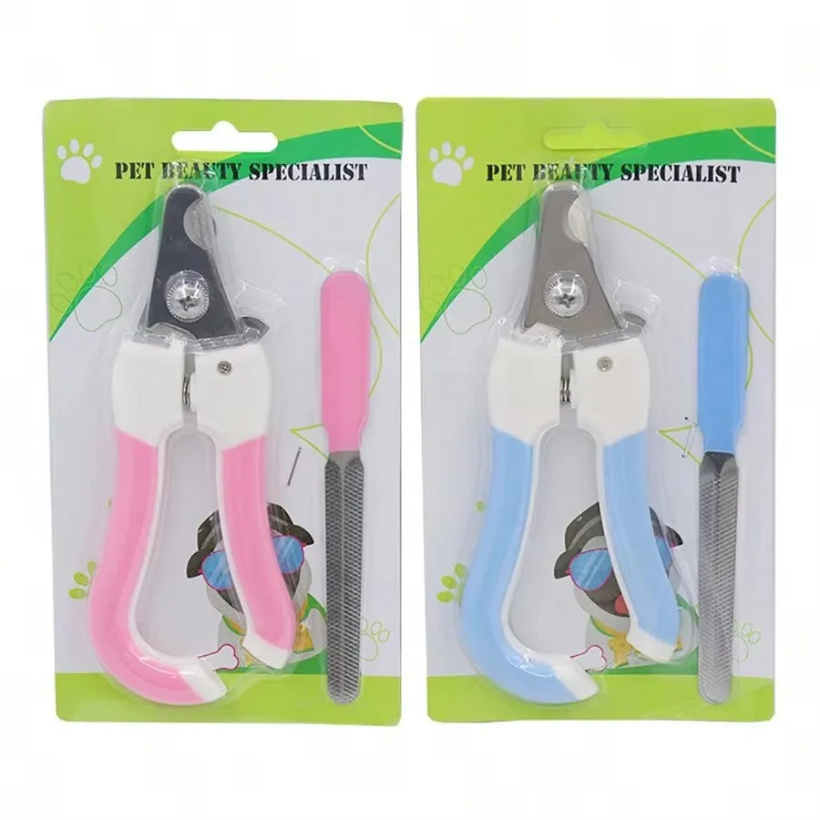 Pet Nail Clippers Set for Dogs And Cats - Pet Nail Trimmers And Scissors - Pet Living Essentials Kit
