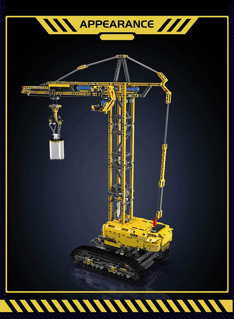 Mould King 17059 Technical Car Toys The RC Crawler Crane Building Block Engineering Truck Brick Model Set Kids Christmas Gift