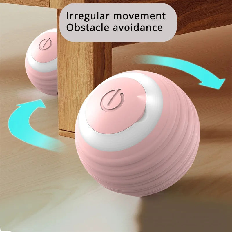 Smart Interactive Cat Toys Ball Indoor 2 Mode Rechargeable Pet Automatic moving Ball Interactive Cat Toy Kitten Teaser Game Toy