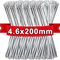 Metal Cable Ties Stainless Steel Self Locking Fastening Rings Heavy Duty Cables Tie Strap Exhaust Wrap Organizer For Home Office