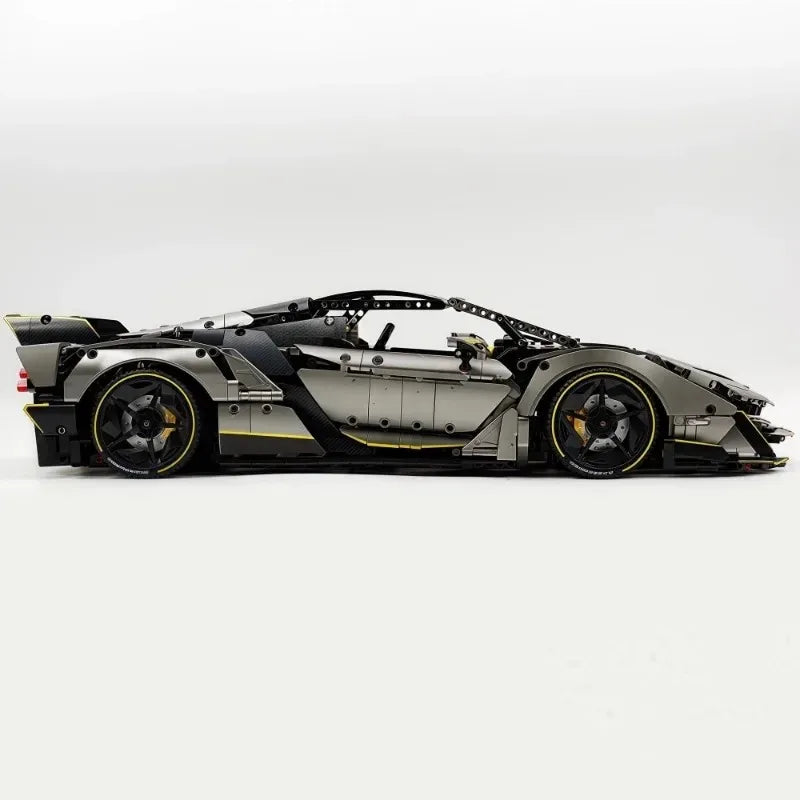 3392PCS Lamb One-Off Sports Car Building Blocks 1:8 Scale Speed Racing Vehicle Model Kit Assembly Toys for Boys Kid Collect Gift