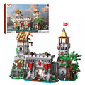 2568PCS Holy Spirit Knight's Fortress Building Blocks MOC Street View Bricks Model Toys Desktop Ornament Kids Adult Holiday Gift