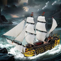 Caribbean Pirate Ship Endeavour Building Blocks Movie Game Sailing Battleship Assembly DIY Toys for Boys Christmas Gift 2475pcs