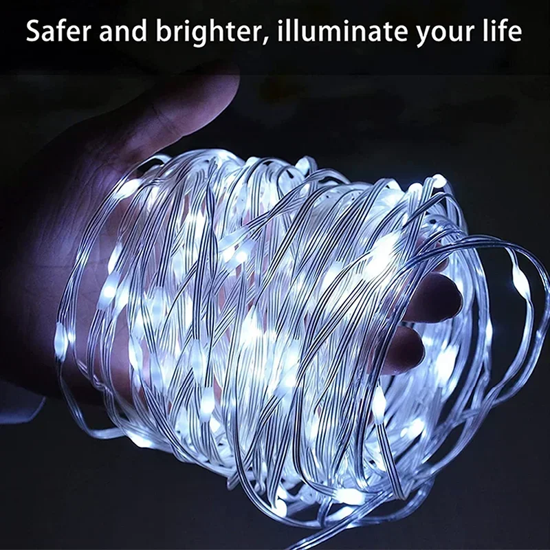Smart Light String RGB Led Strip Bluetooth DIY Dreamcolor Fairy Light Christmas Tree Garland Light Waterproof Party Room Decor