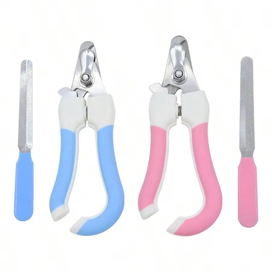 Pet Nail Clippers Set for Dogs And Cats - Pet Nail Trimmers And Scissors - Pet Living Essentials Kit