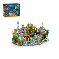 4406PCS MOC Movie Rings Rivendell Medieval Castle Building Blocks Street View Modular Architecture Model Bricks Toys Adults Gift