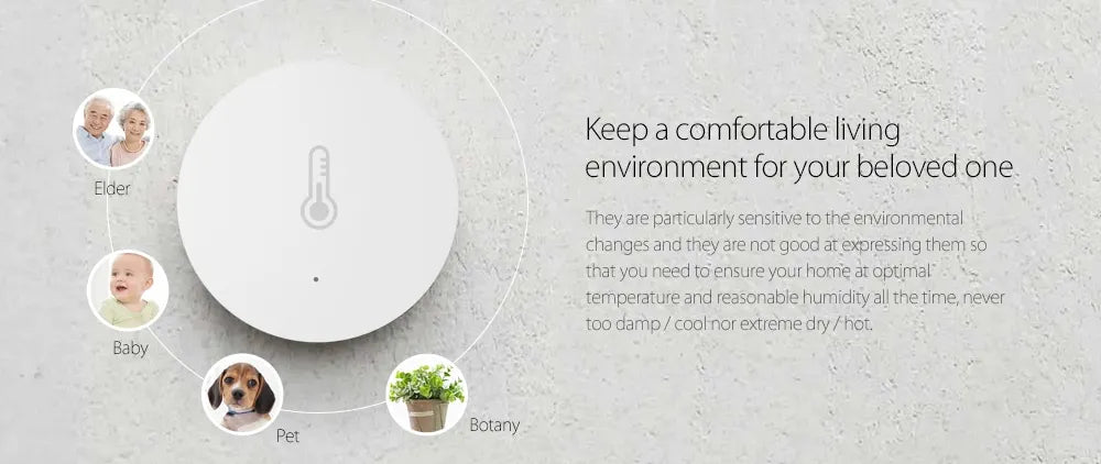Aqara Mijia Qingping Temperature Humidity Sensor Smart Air Pressure Environment Control Zigbee Smart Home For Xiaomi APP Mi home
